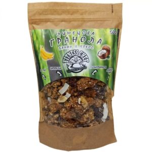 Einkorn granola with banana and coconut chips, 500g