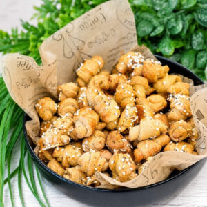 Лимецови солени кифлички с чедър, 100 гр